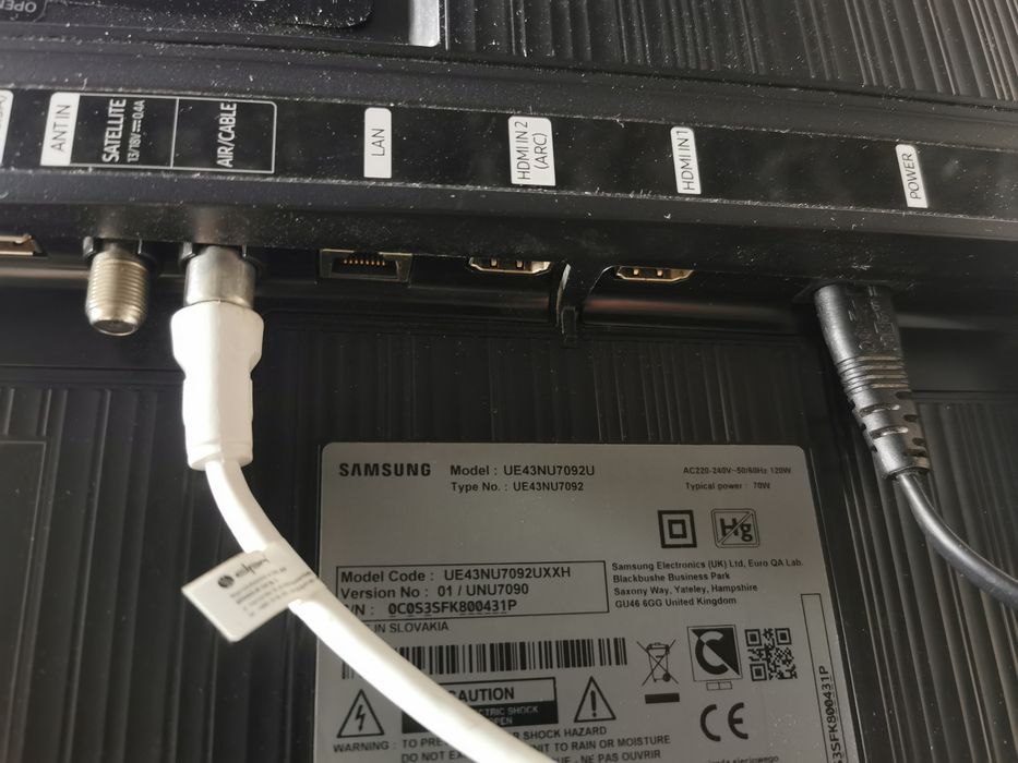 43" Samsung Smart TV 4k  2020r  Wifi led telewizor air play telewizor