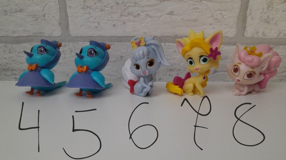 Figurki zwierzaków księżniczek z disneya Tanie