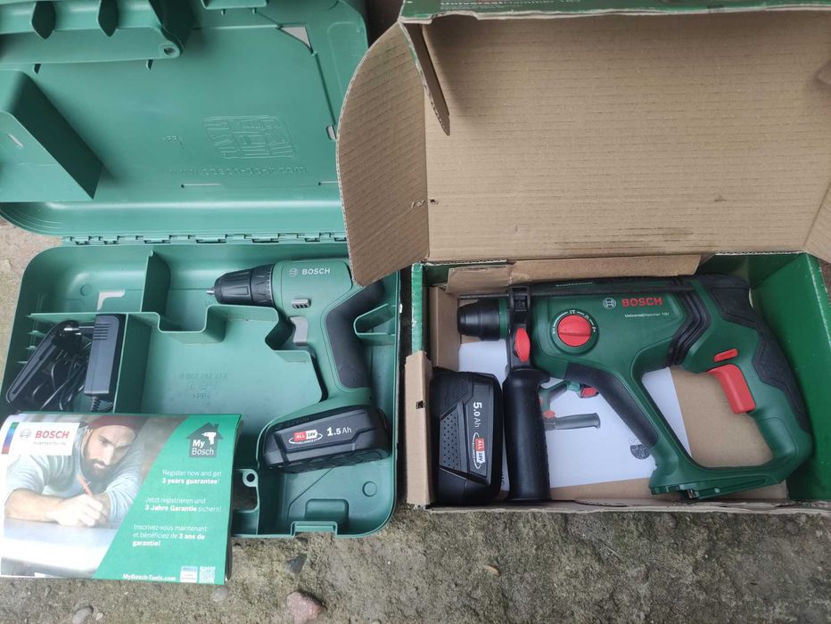 Bosch universal 18v (wkrętarka+młotowiertarka)