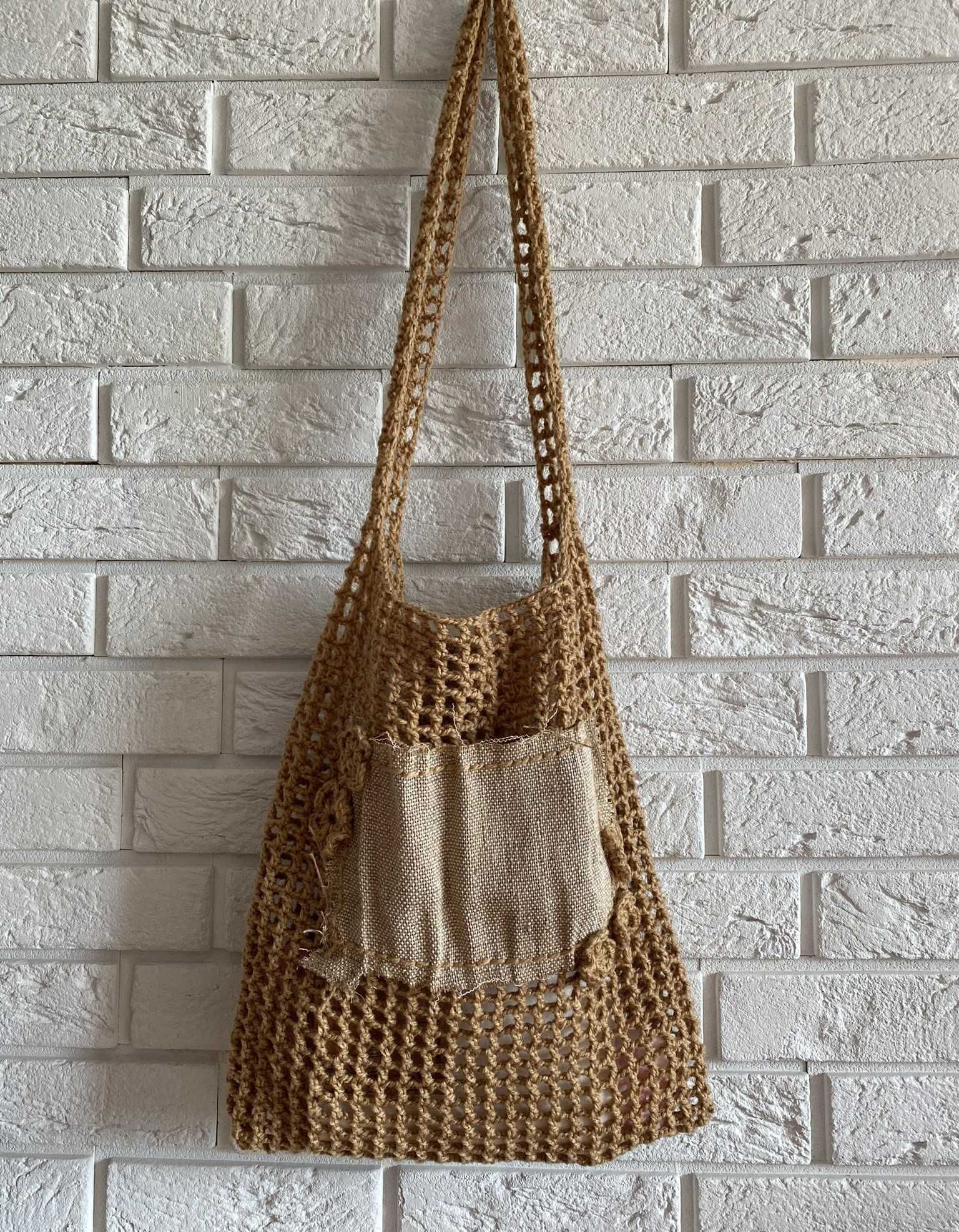 Siatka torba handmade