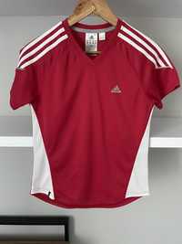 Koszulka sportowa treningowa damska adidas climate tshirt czerwony S