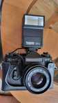 Aparat fotograficzny Zenit ET + obiektyw Helios – 44m-4 2/58.