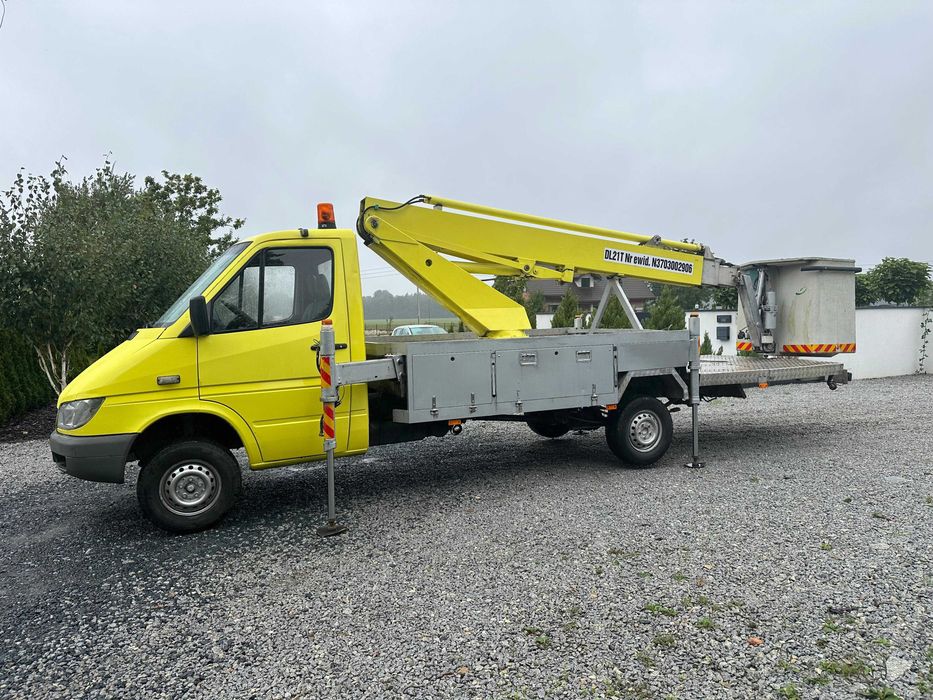 Mercedes Sprinter 311 podnośnik koszowy 21m Denka Lift DL21 UDT zwyżka