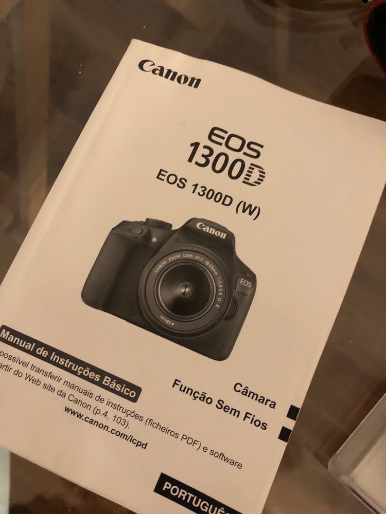 Kit Máquina Fotográfica (Canon EOS 1300D)