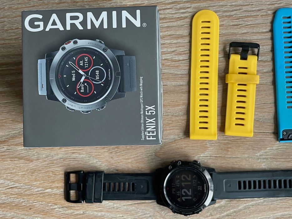 Garmin Fenix 5X fitnes bieganie narty rower mapy