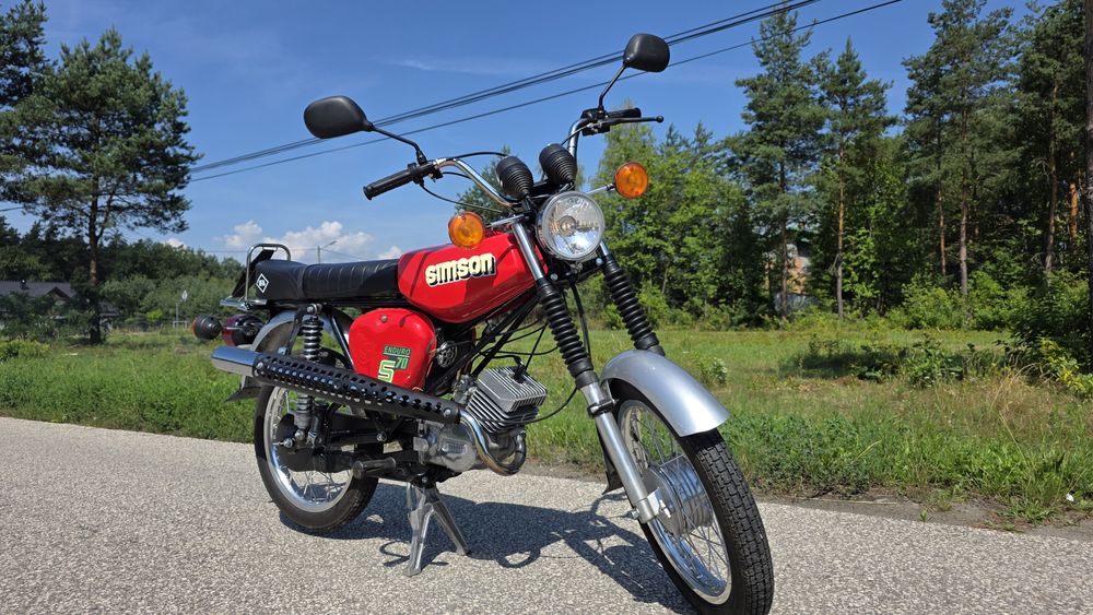 Simson s51 Enduro 4 biegowy Zarejestrowany Odrestaurowany Transport