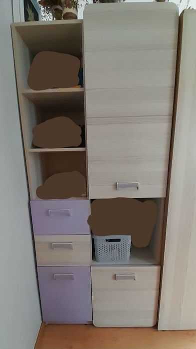 Szafka Lorento sonoma fiolet