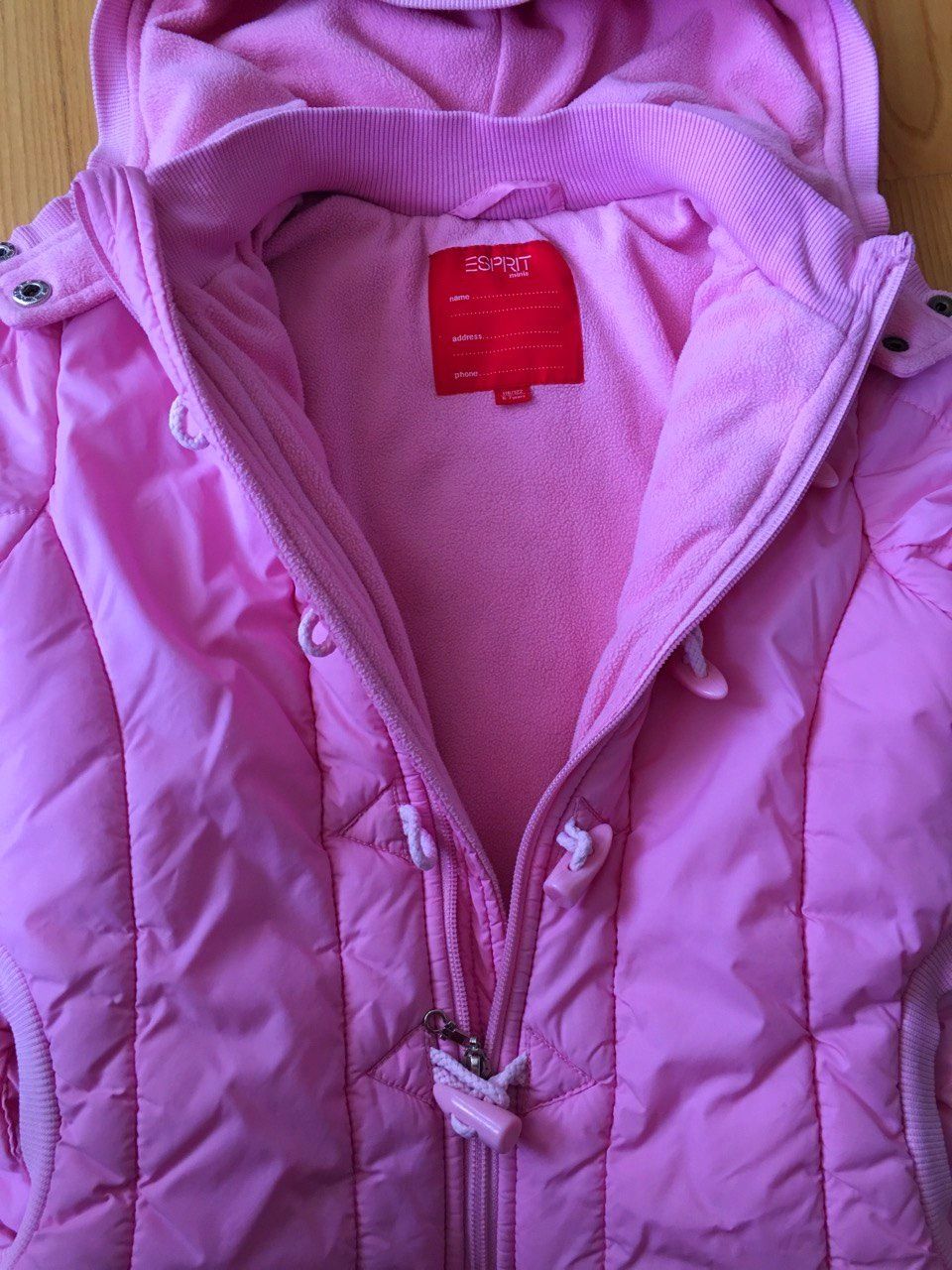 Демісезонна тепла куртка Esprit, осіння курточка для дівчинки