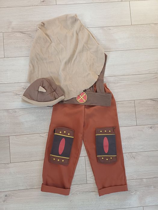 3 sztuki Strój karnawałowy wojownik indianin 7-10 lat 140