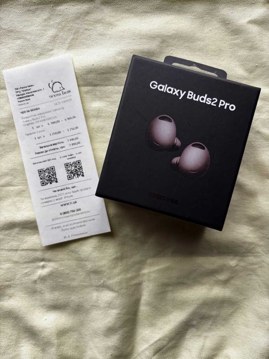 Samsung чорні Buds 2 Pro, нові, з гарантією 2 роки