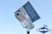 Lampa solarna uliczna Sanko SL-40-80 HYBRYDA 230V (LED 40W PV 80W)
