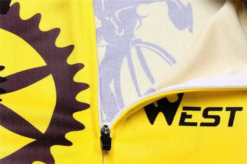 Велосипедная футболка джерси West Biking велоджерси без рукавов