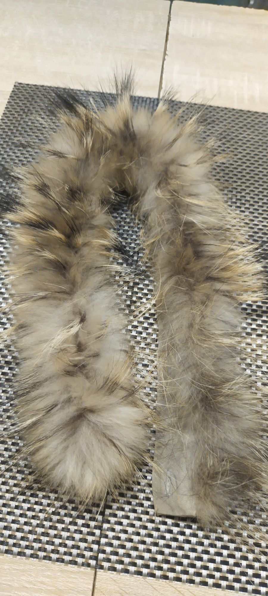 futerko naturalne obszycie kaptura 62cm