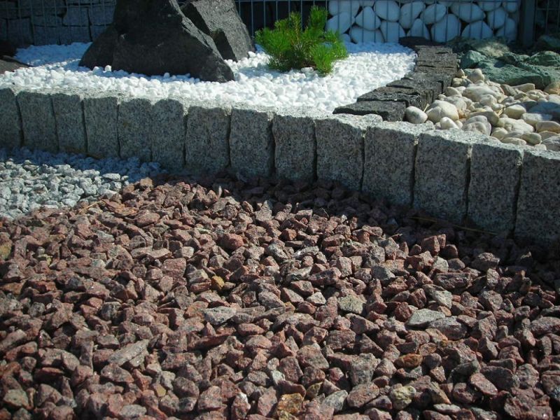 kostka 8/8/16 brukowa granitowa palisada obrzeże granitowe łupek żwir