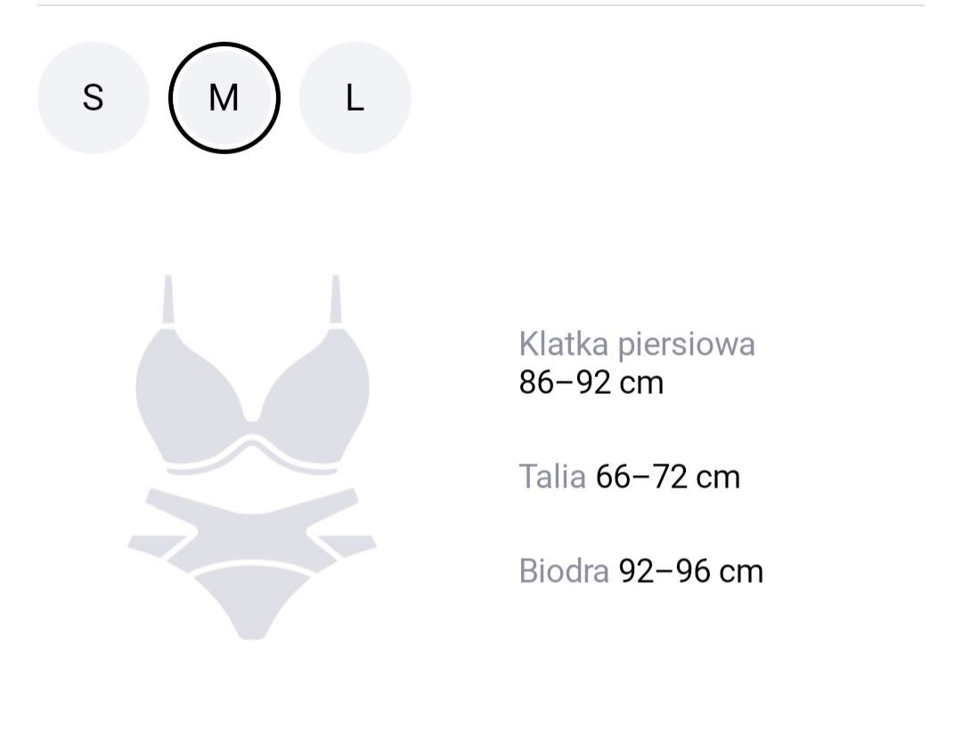 Strój kąpielowy dwuczęściowy