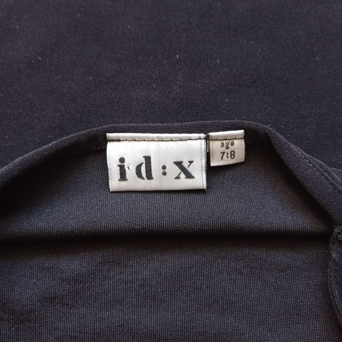 Bluzka czarna top dziewczęcy ozdobny karnawałowy