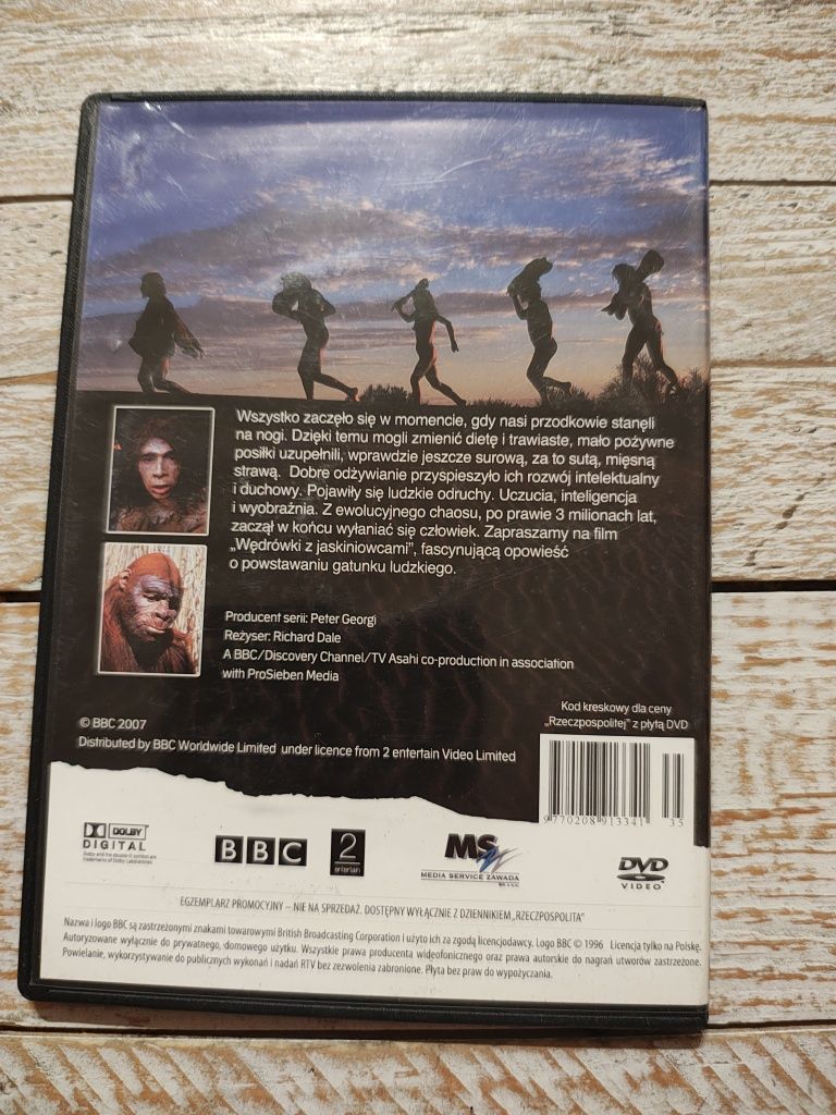 Wędrówki z jaskiniowcami. Dvd