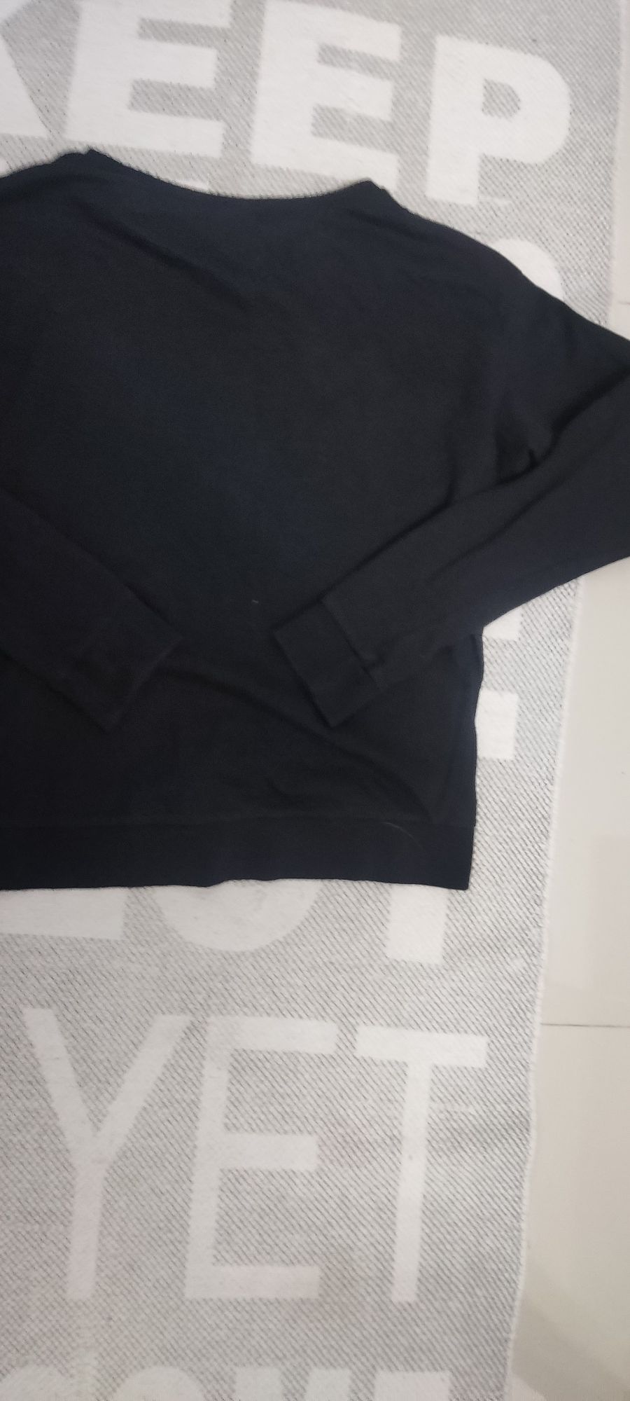 Bluza czarna z napisem Manhattan H&M