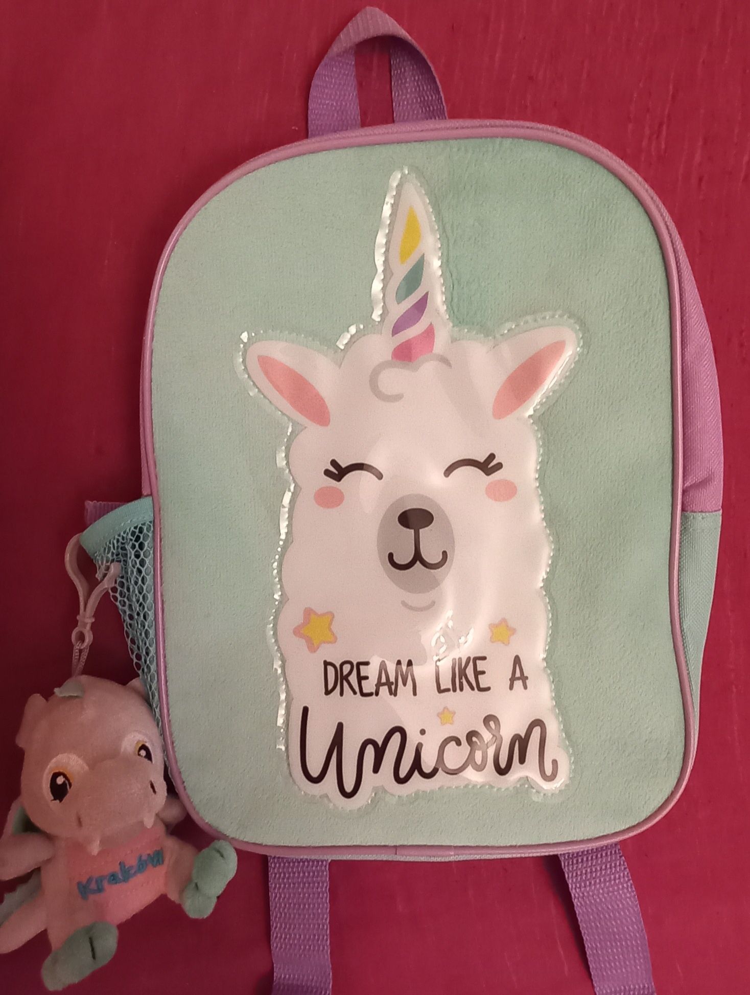 Nowy sliczny plecaczek dla przedszkolaka Unicorn + gratis