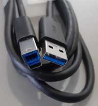 Oryginalny Kabel dell USB A na USB B 3.0 1,8M do dysku drukarki TV