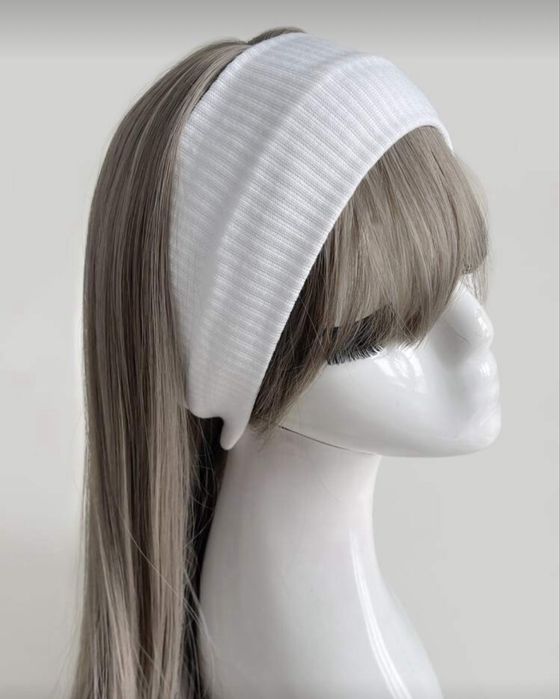 Opaska na głowę biała