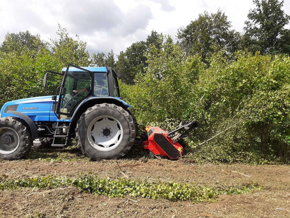 Czyszczenie działek mulczer leśny koszenie haszczy rekultywacja