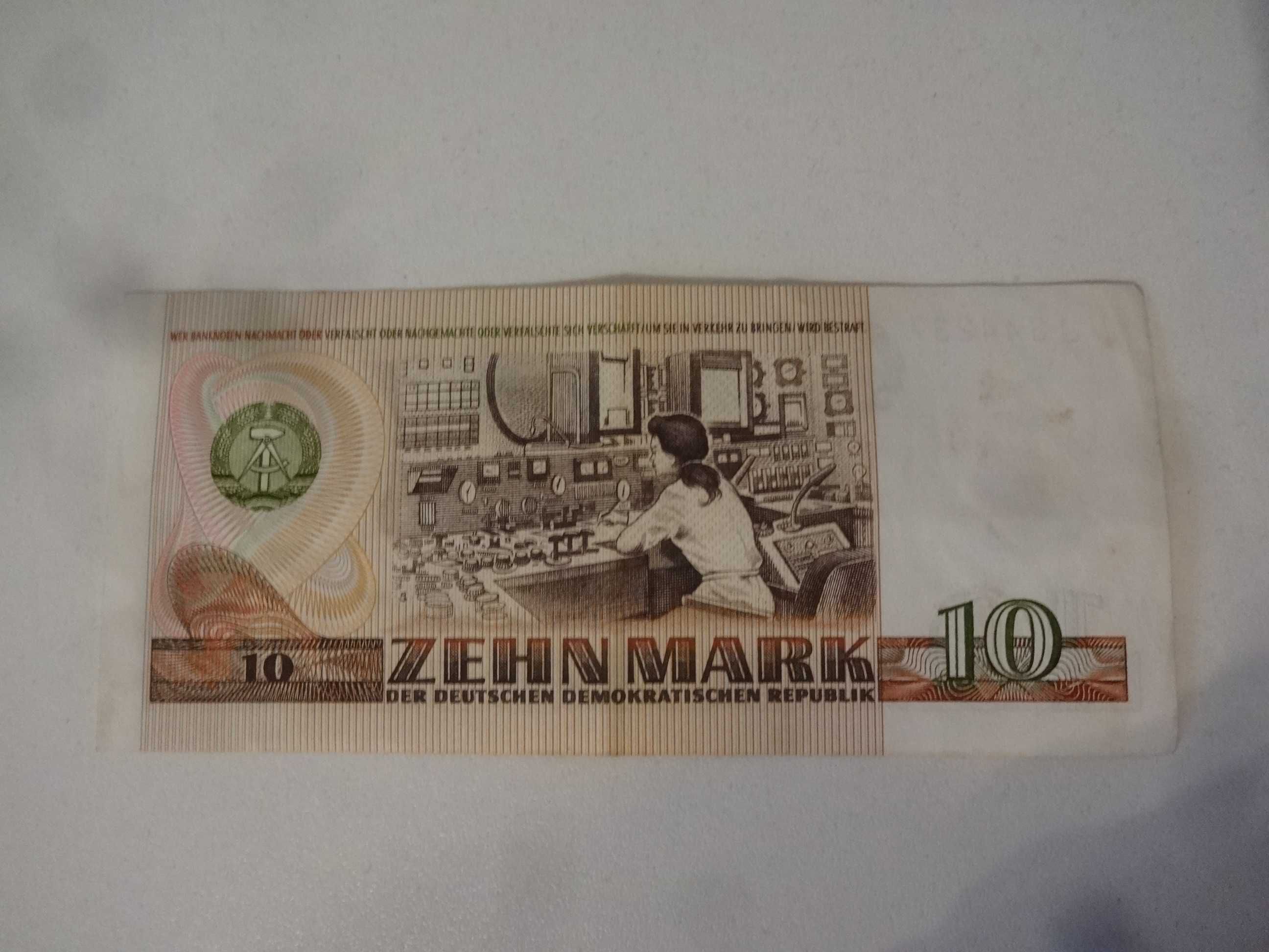 Banknot Niemcy 10 Mark 1971  - BARDZO DOBRY STAN