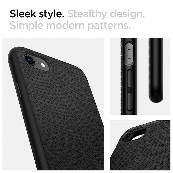 Etui Spigen Liquid Air na iPhone 7 / 8 / SE 2020 / SE 2022 - czarne
