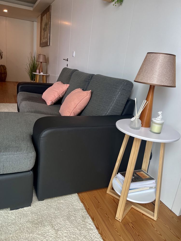 Sofá com chaise longue