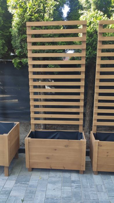 Solidne donice doniczki pergole. Zabudowa ogrodu tarasu