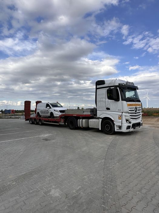 Mercedes actros zestaw lub osobno niskopodwozie nooteboom 38