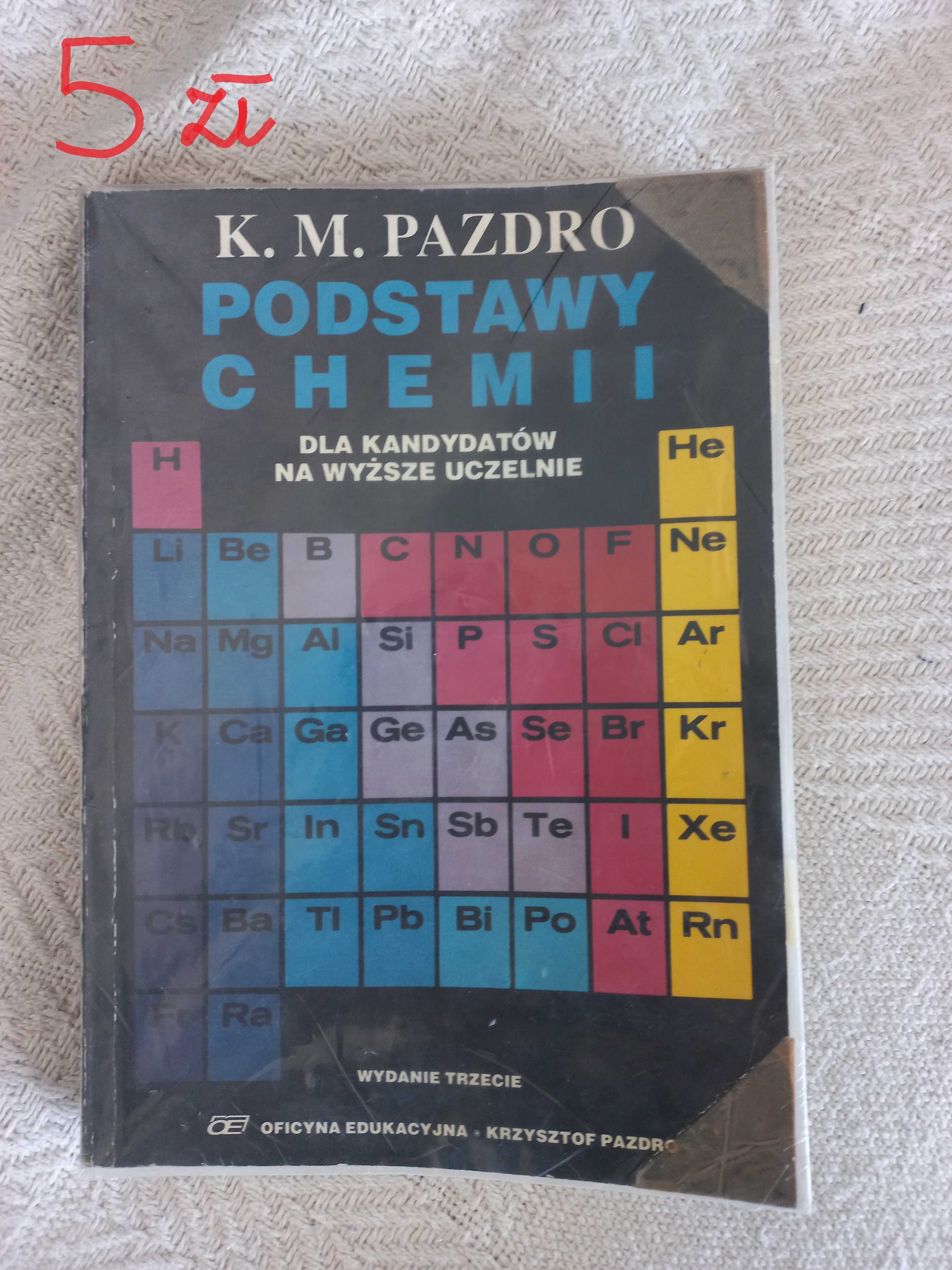 Sprzedam książki z chemii