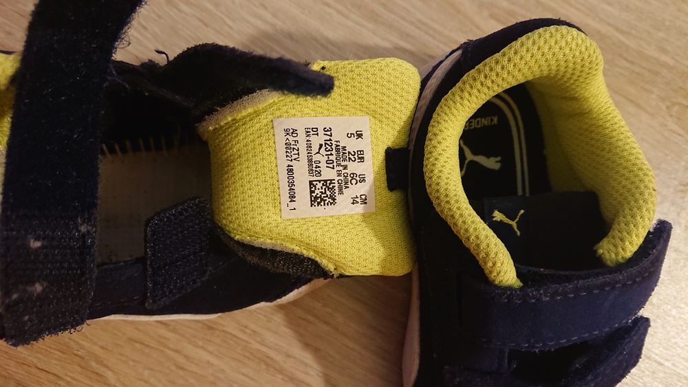 Adidaski PUMA rozmiar 22