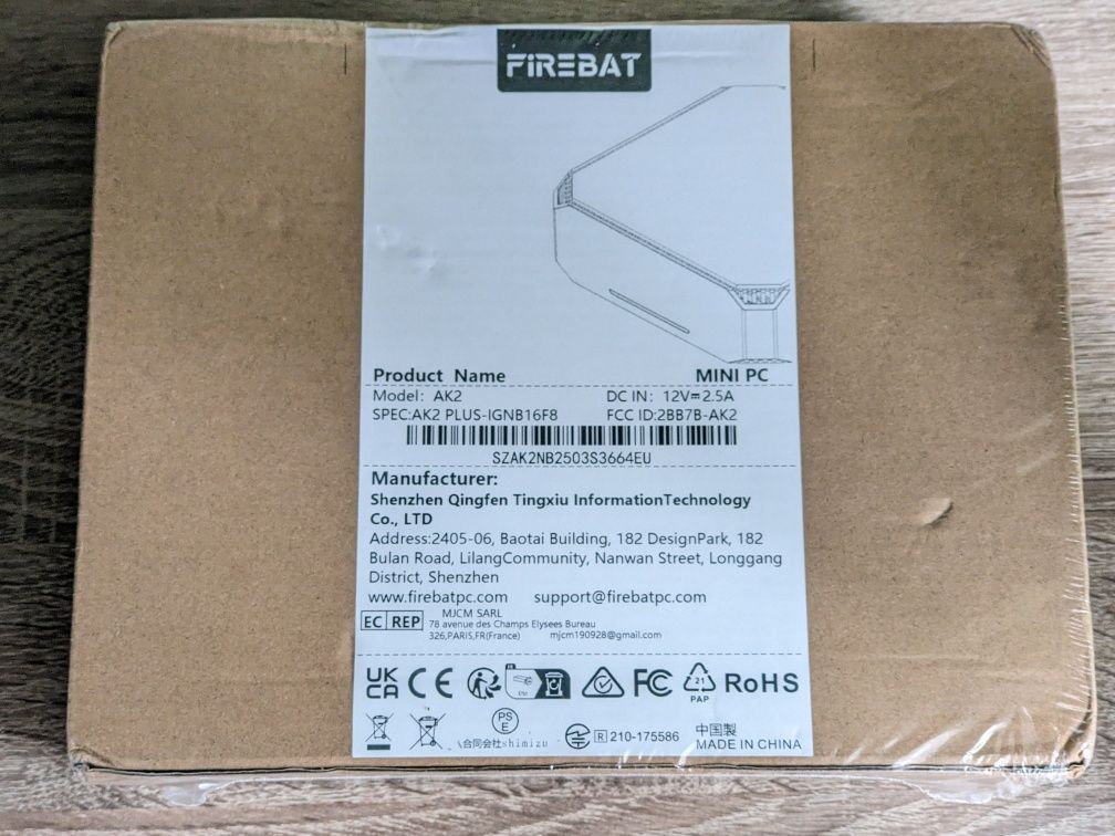N150 ! Мини ПК Firebat AK2 PLUS 16/512 GB
