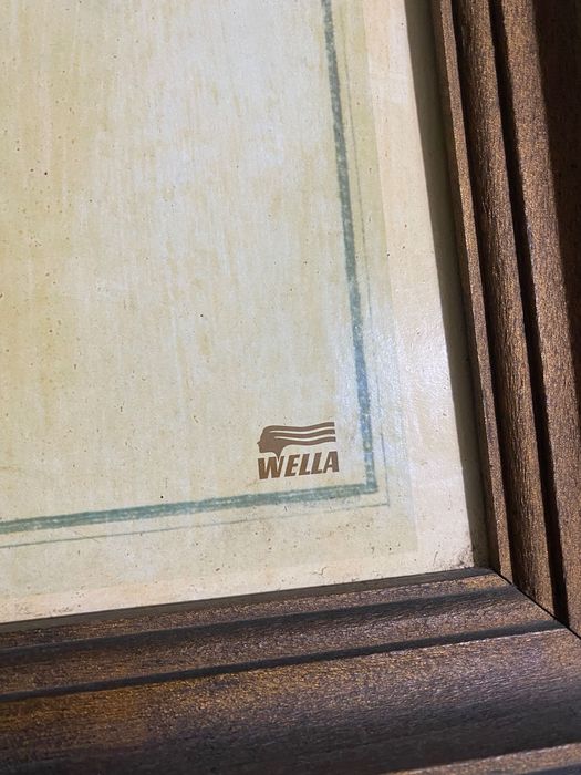 Quadro vintage Wella