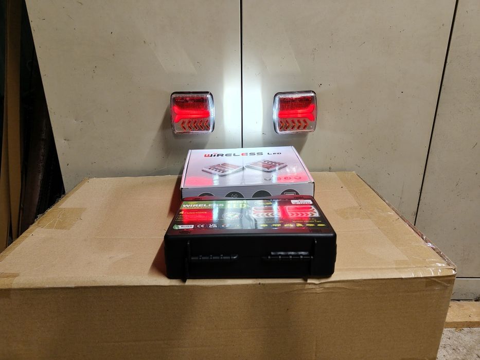 Lampy LED do przyczepy na magnes bezprzewodowe