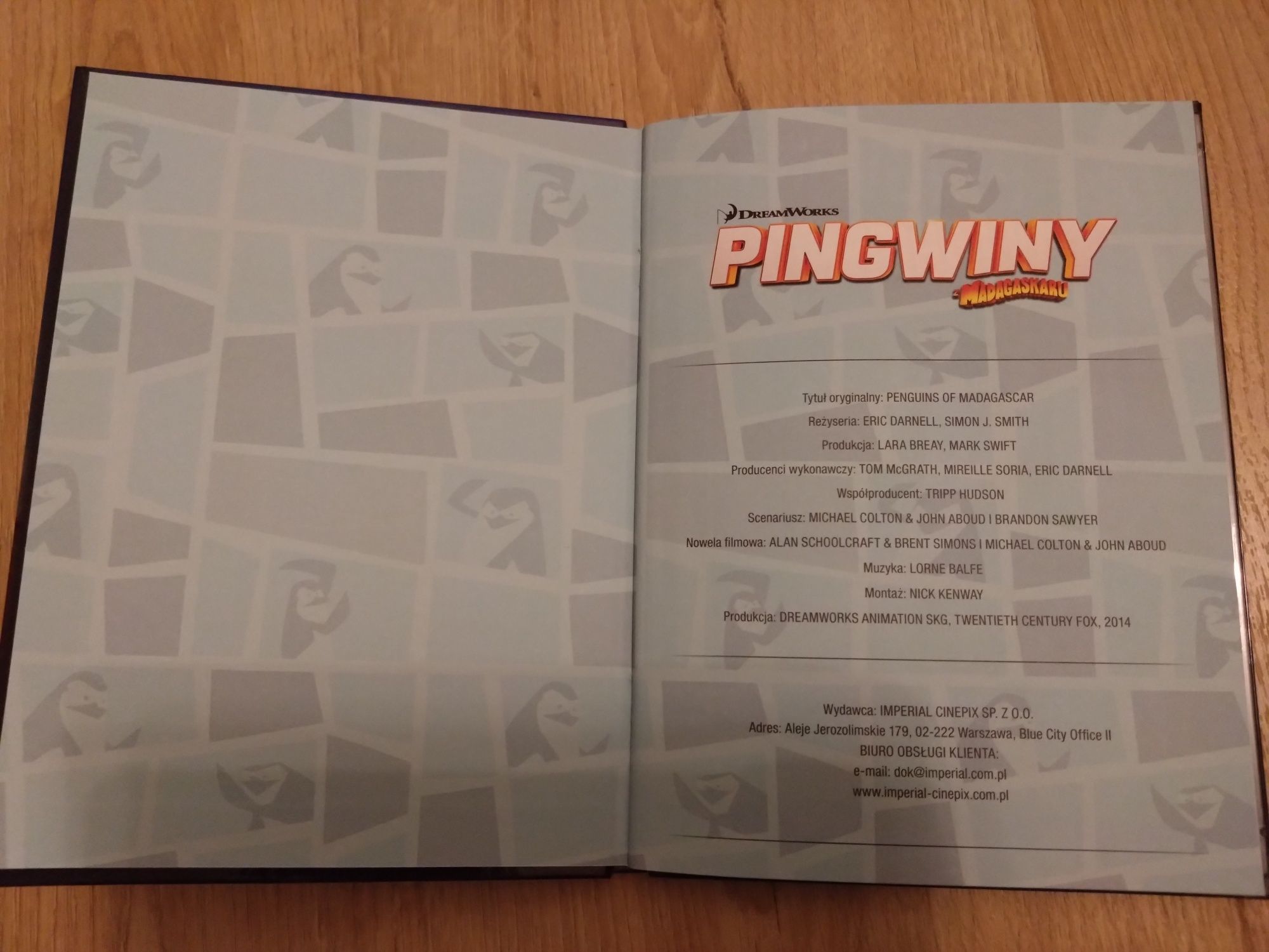 Pingwiny z Madagaskaru film DVD
