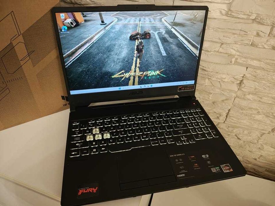 GAMINGOWY Laptop ASUS 15.6" 144Hz RYZEN 7 16x4.40Ghz,16GB,RTX3060-6GB