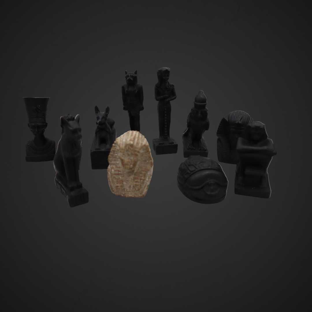 Figurki Egipt rzemiosło 11 szt  b41/051003