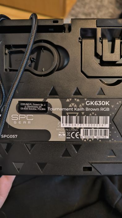 SPC Gear GK630 Tournament Kailh Brown RGB  (Endorfy)