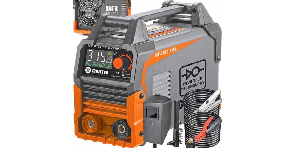 SPAWARKA INWERTOROWA Majster Polska 20-315 A 230 4,8 kVA LCD Akcesoria