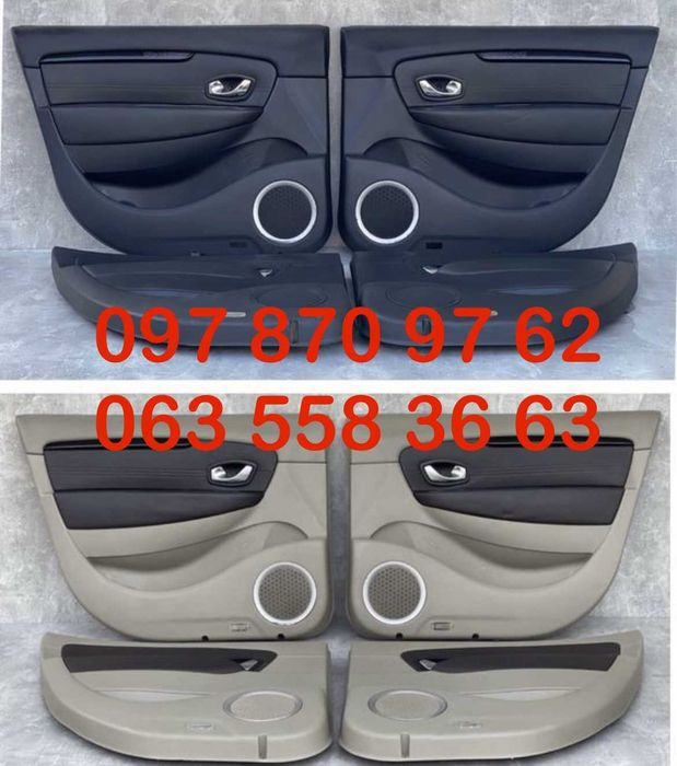 Карта дверей оббивка для Renault Grand Scenic III