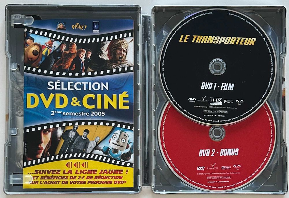 The Transporter - Ultimate Edition - remastered - DVD x 2