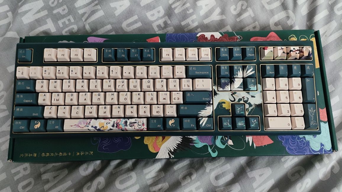 Клавіатура Varmilo Crane Mx Cherry Brown VBS108