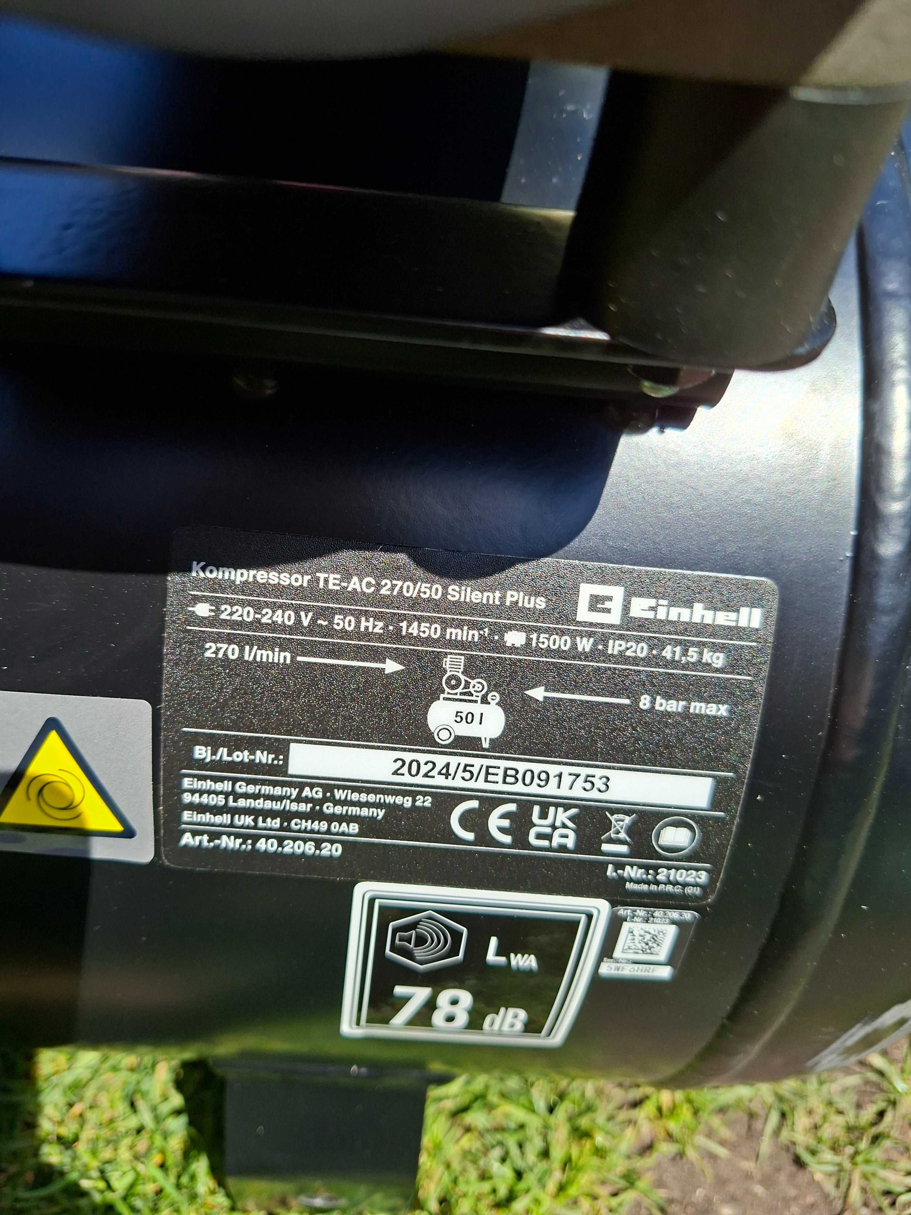 Kompresor Einhell TE-AC 270/50 Silent Plus
