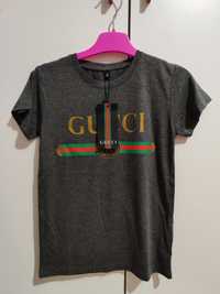 T-shirt GUCCI, nowy z metką, r. 128/140