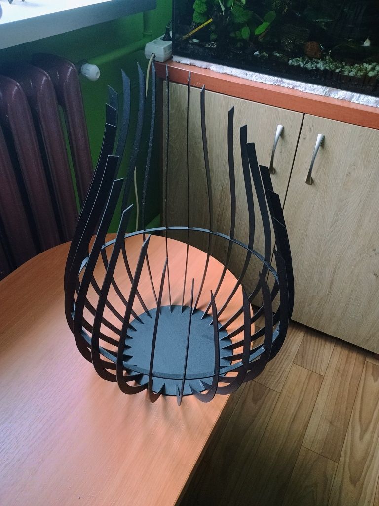 Lampion dekoracyjny czarny