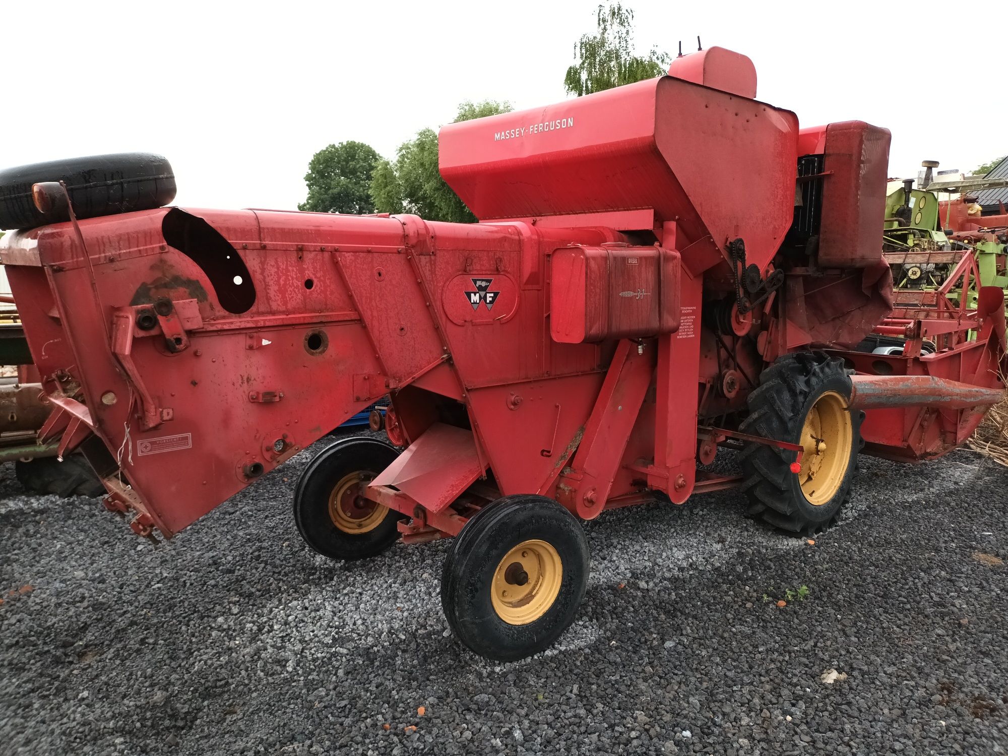 Massey Ferguson 31 części, skrzynia biegów heder silnik