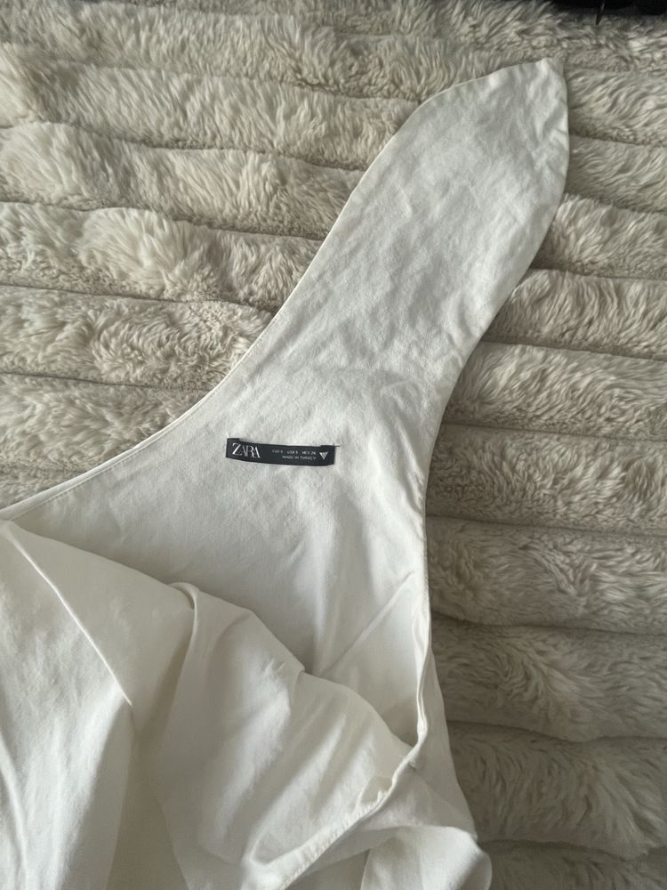 Sukienka mini, Zara - S/36, ecru