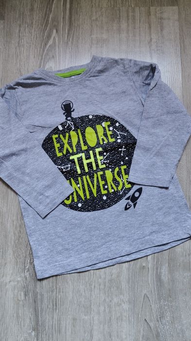 Pięć sztuk koszulki z długim rękawem rozmiar 98/104